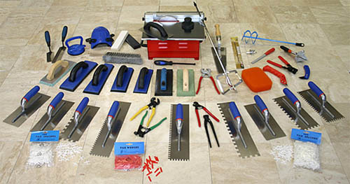 Инструменты и материалы для облицовочных работ